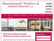 Tablet Screenshot of doubleglazingbournemouth.com
